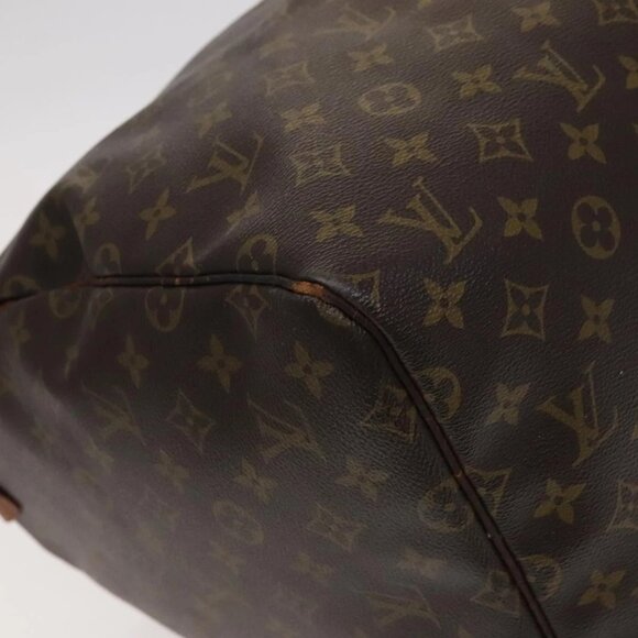 LOUIS VUITTON Monogram Keepall 55 Boston Bag M41424 LV Auth BD364 - Picture 4 of 16